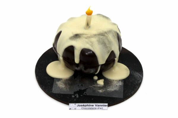 Citrouille Goth T2 Garnie en chocolat noir