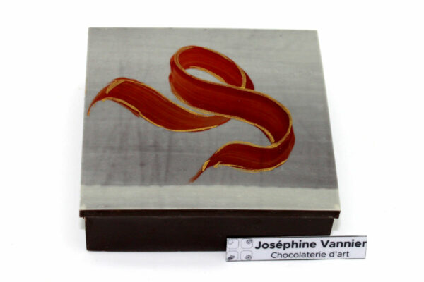 Boite Ruban T1 garnie en Chocolat