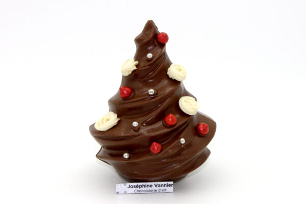 Sapin Chantilly Garni en chocolat au lait