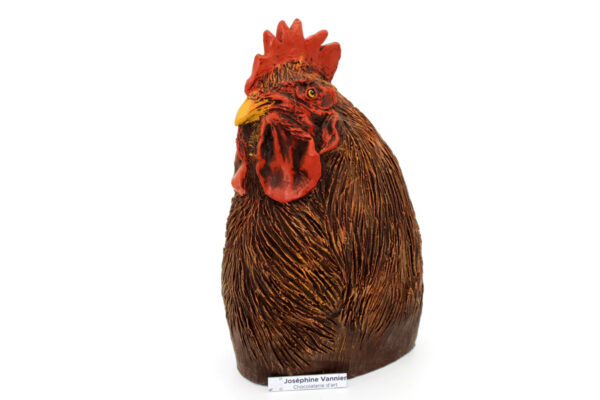 Le Coq garni en Chocolat