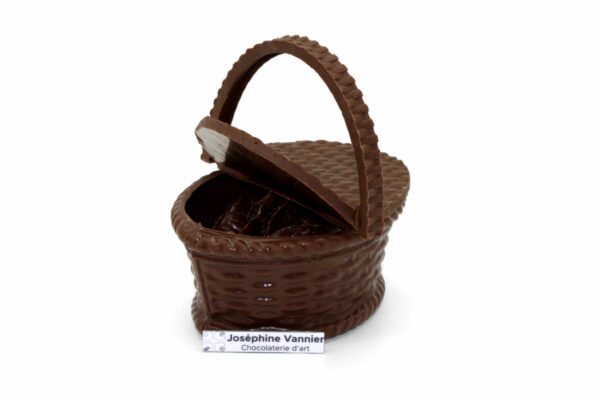 Panier T2 en chocolat au lait garni