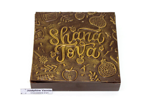 Boite Roch Hachana T3 Garnie en Chocolat