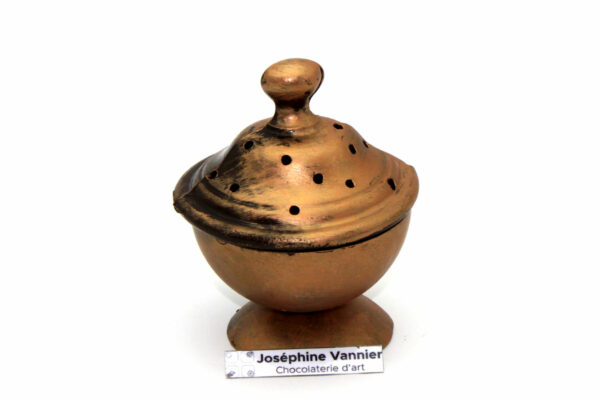 Brûle-Parfum en Chocolat Garni