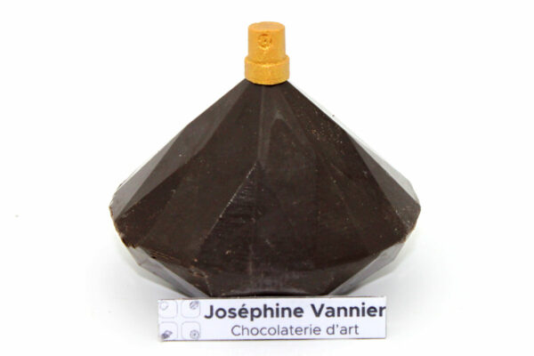 Flacon Diamant en Chocolat Garni