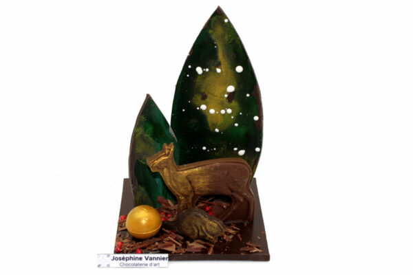 Gardien de la forêt en chocolat noir T2