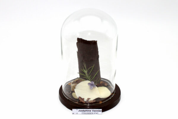 Sous-Bois en Chocolat Sous Cloche