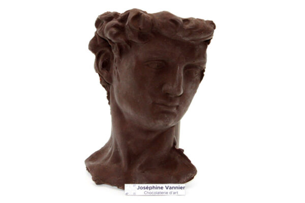 Statue Grecque - Visage d’Homme en Chocolat