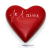 Coeur Je T'aime T3 Garni en Chocolat Noir