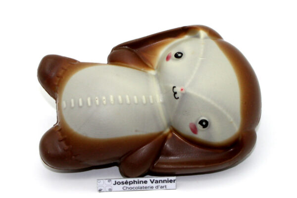 Gro' Doudou en chocolat noir garni