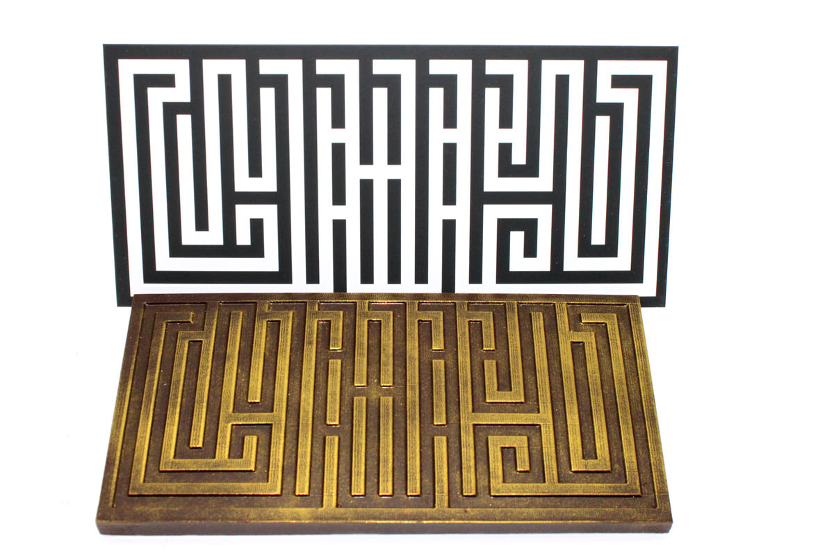 Tablette L'Atlas en chocolat au lait 42%