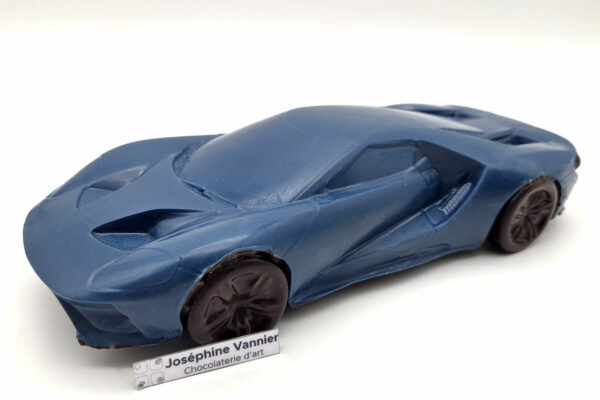 Ford GT bleu en Chocolat Noir