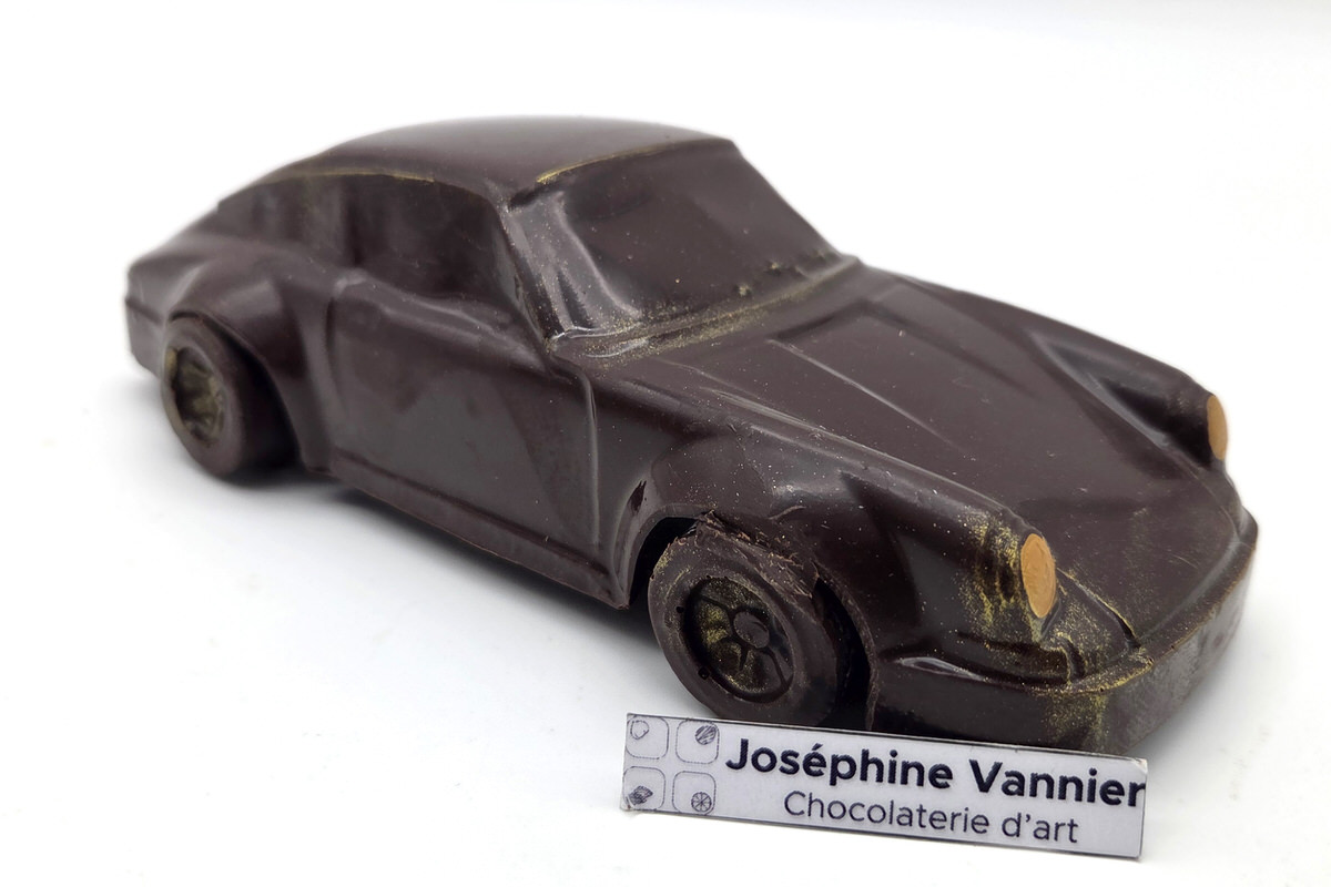 Porsche en Chocolat Noir