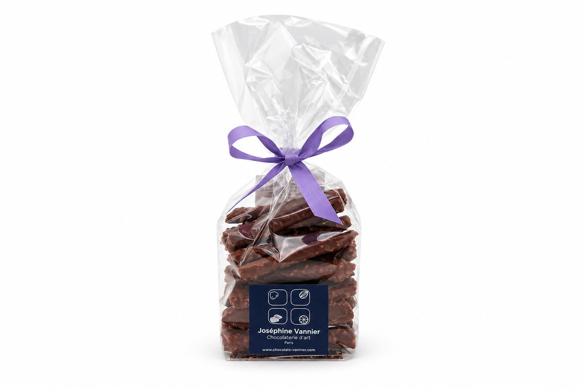 ORANGETTES — Chocolat au Lait & Éclats de Noisettes