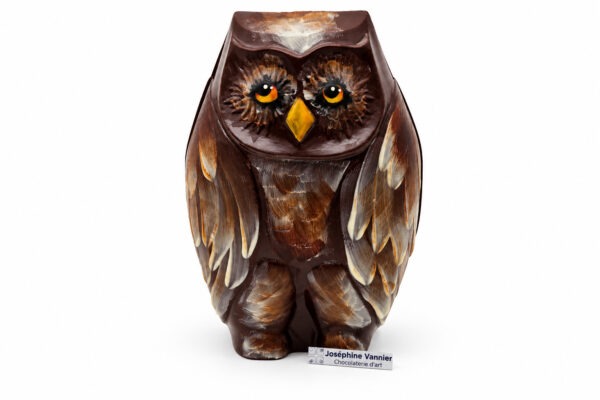 GRAND HIBOU en Chocolat Noir 72%