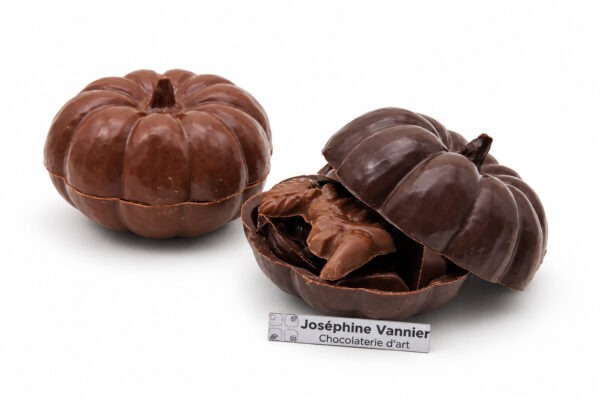 Citrouille T1 en chocolat noir 72%