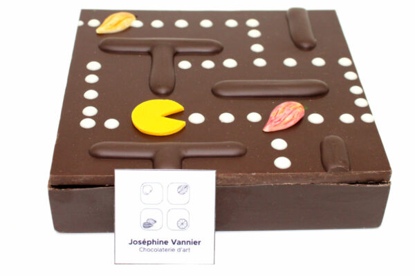 Boite Pac-Man T3 Garnie en Chocolat