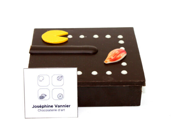 Boite Pac-Man T1 Garnie en Chocolat