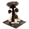 Champi Facettes sur plaque T2 en Chocolat
