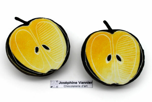 Demi Pomme en chocolat garnie